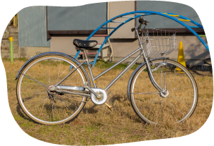 オートライト付きママチャリの中古自転車